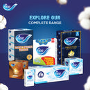 Fine Classic Facial Tissues, Pack of 5, 200sheets x 2 Ply