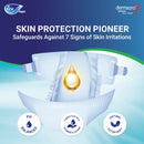 Fine Care Incontinence Unisex Adult Diaper Brief, Large, waist size 100 - 140 cm, 36 diapers