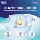 Fine Care Incontinence Unisex Adult Diaper Brief, Medium, waist size 75 - 110cm, 44 diapers