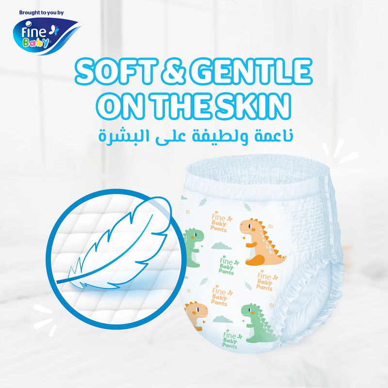 Fine Baby Instant Dry Pants Size 4 Large 9-15kg 132 Diapers