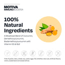 Motiva Immuno Booster® Curcumin Supplement - Highly Absorbent, Natural Anti-inflammatory, Powerful Antioxidant, Immunity Booster - 25 ML Bottle