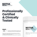 Motiva Neuro Booster® Health Supplement With Rice Bran & BiAloe, Supports Brain Health & Immunity, Helps Memory & Focus, Natural & Vegan Powder Form, 150g - As featured on major media platforms & websites