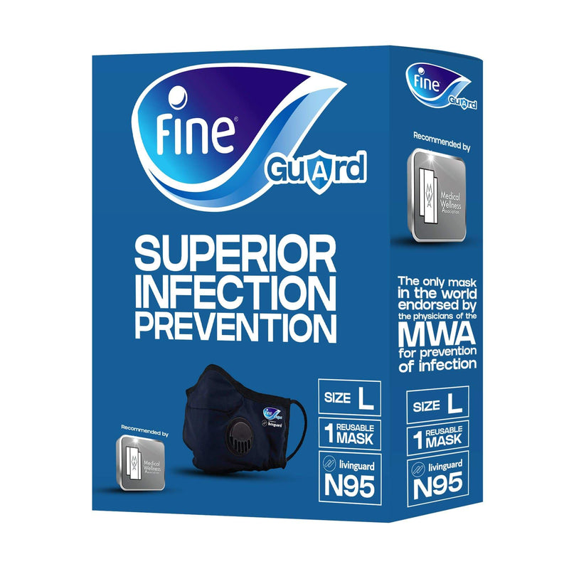 Fine Guard N95 Face Mask With Livinguard Technology